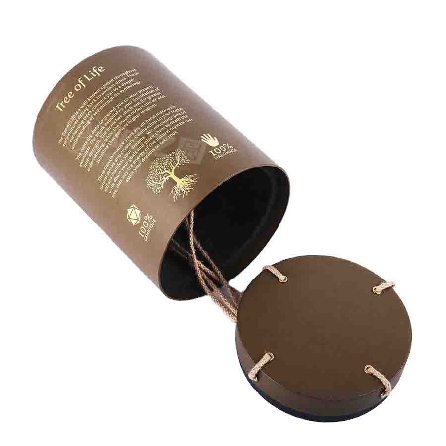 Jewelry Cardboard Cylinder Cont